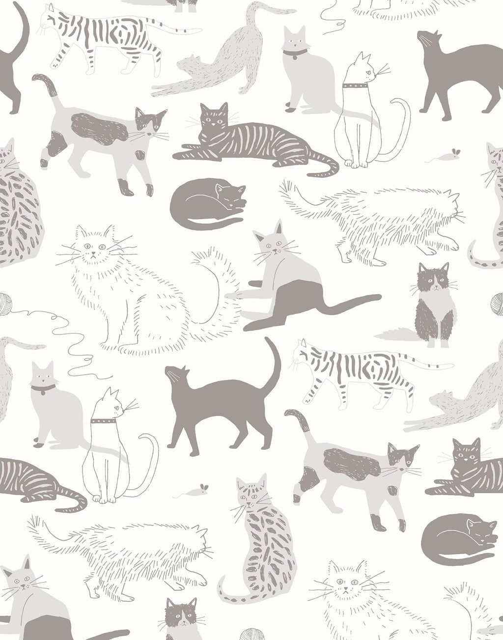 cats wallpaper tile